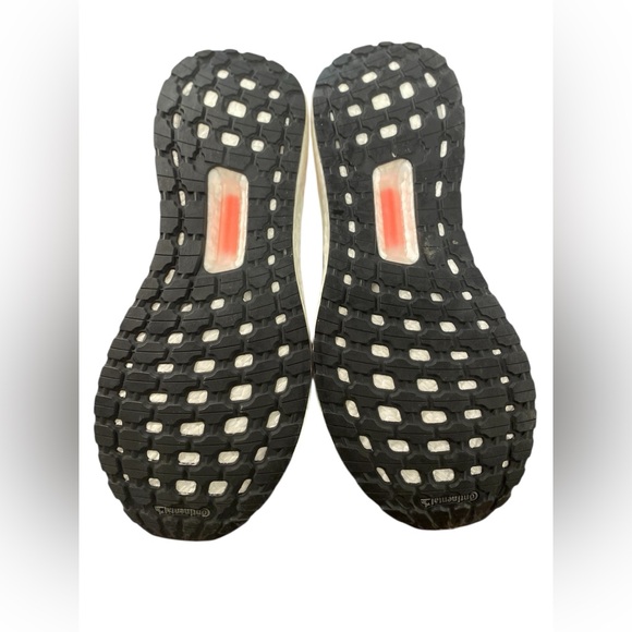 Adidas Men’s Boost Sneakers Coral and Beige - Picture 6 of 8